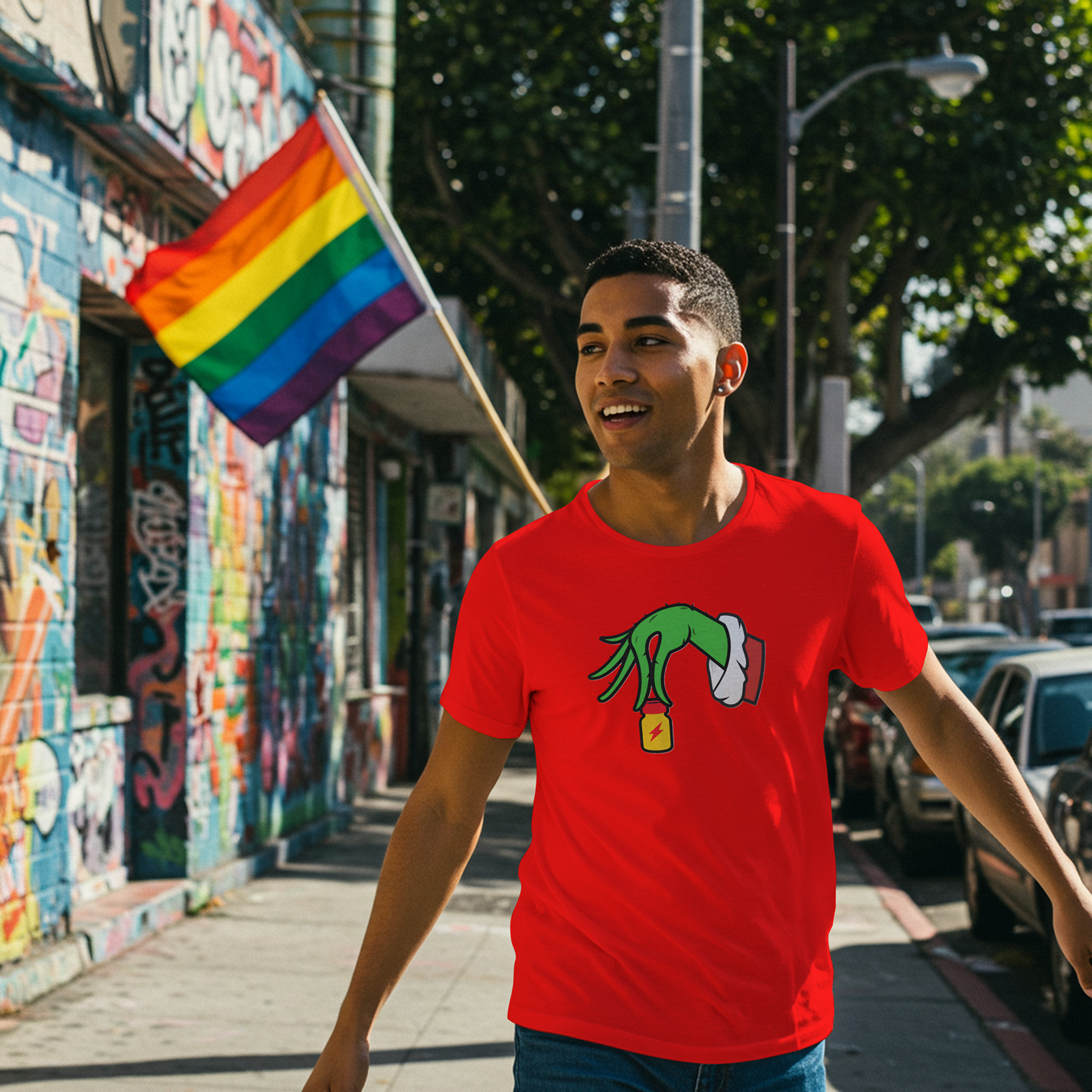 Grinch Merry Whiff-mas T-Shirt