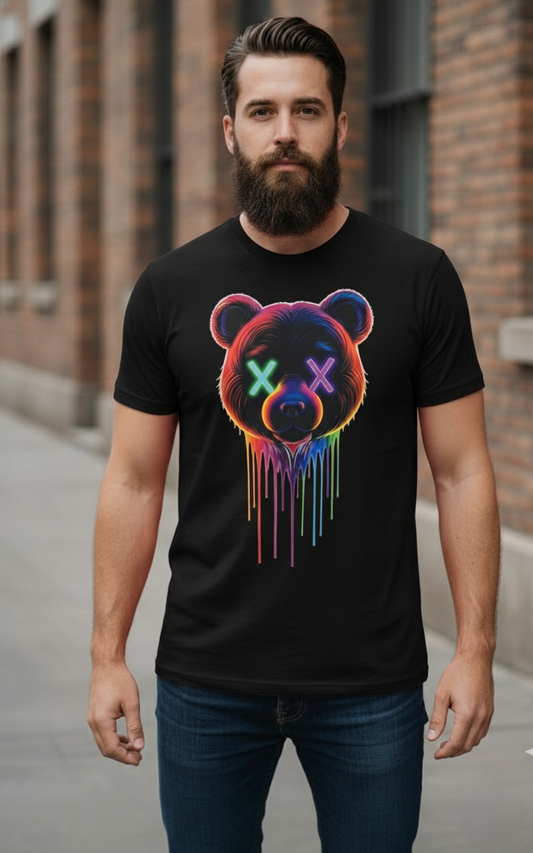 Techno Drip Bear T-Shirt