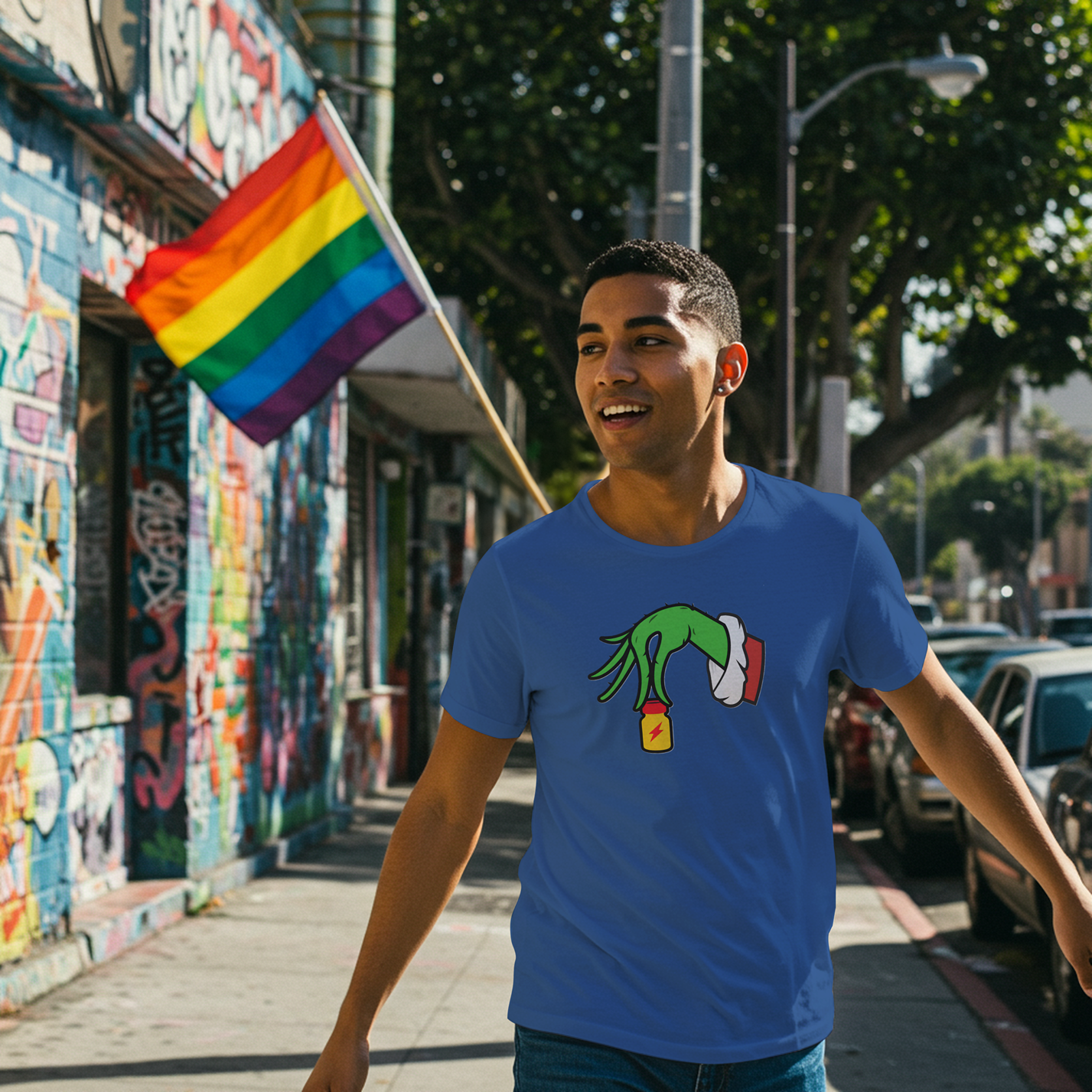 Grinch Merry Whiff-mas T-Shirt