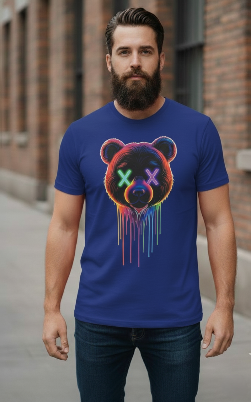 Techno Drip Bear T-Shirt