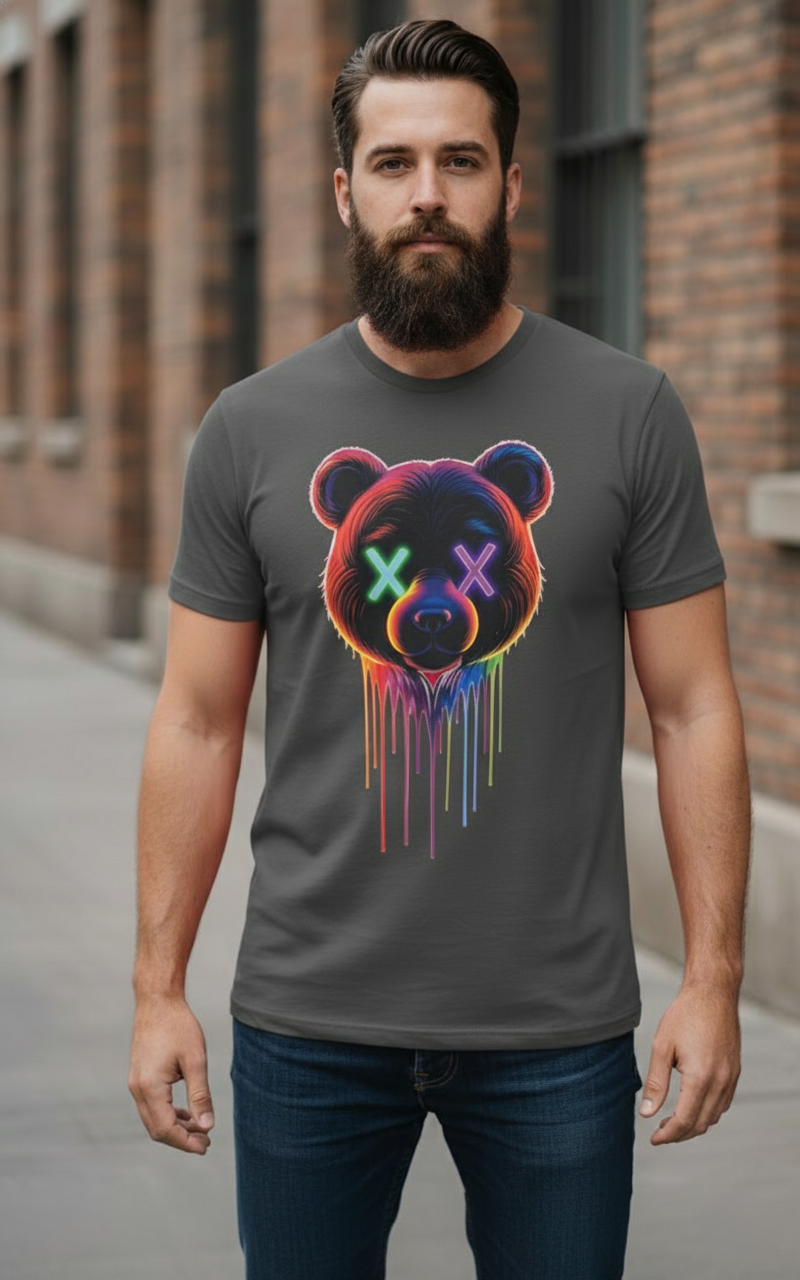 Techno Drip Bear T-Shirt