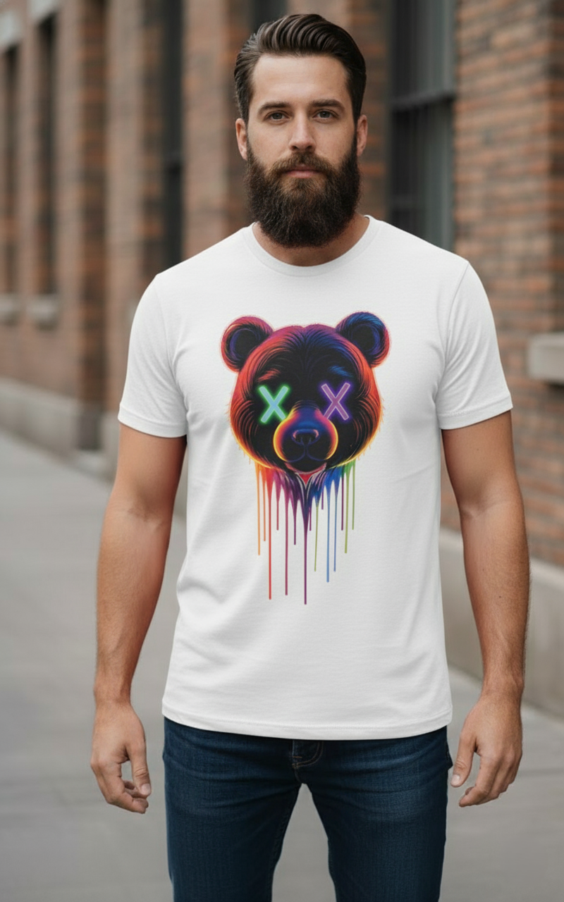 Techno Drip Bear T-Shirt